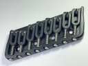Hipshot Multiscale Fixed Guitar Bridge Black 8 String