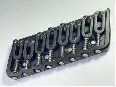 Hipshot Multiscale Fixed Guitar Bridge Black 8 String