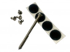 Towner 2 Inch Screw Packet Chrome