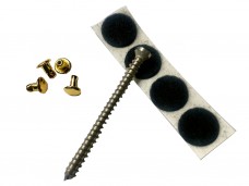 Towner 2 Inch Screw Packet Gold