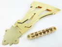 Washburn Jazz Tailpiece with Tune-o-matic Guitar Bridge Gold