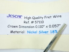 Jescar FL57110-NS Fretwire Nickel Silver