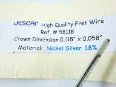Jescar FL58118-NS Fretwire Nickel Silver
