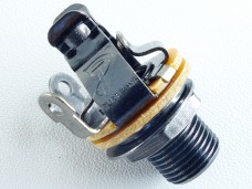 Pure Tone Output Jack Mono Black Nickel