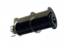 Switchcraft Input Jack Long Threaded Stereo Black