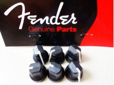 Fender Black Pointer Amplifier Knobs