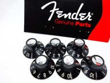 Fender Pure Vintage Skirted Amplifier Knobs Black 0990930000