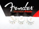 Fender Stratocaster Knobs White 0992035000