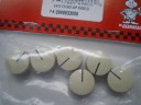 Fender White Vintage Amplifier Knobs
