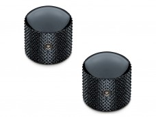 Schaller Dome Knobs 6mm Black Chrome 15020400