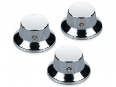 Schaller Stratocaster Knobs 6mm Chrome 15010200