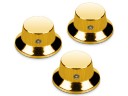 Schaller Stratocaster Knobs 6,35mm Gold 15060500
