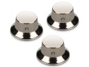 Schaller Stratocaster Knobs 6,35mm Nickel 15060100