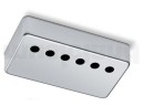 Schaller Humbucker Guitar Neck Pickup Cover 6-hole Satin Chrome 17010304 Schaller Humbucker Guitar Neck Pickup Cover 6-hole Satin Chrome 17010304