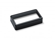 Schaller Humbucker Guitar Pickup Cover Open Black Chrome 17010401