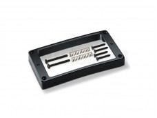 Schaller Pickup Frame Single Hole Black Chrome Curved High 17040414