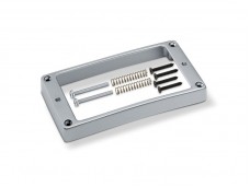 Schaller Pickup Frame Single Hole Satin Chrome Curved High 17040314