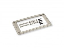 Schaller Pickup Frame Single Hole Satin Pearl Curved Flat 17040712