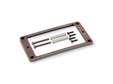 Schaller Pickup Frame Single Hole Vintage Copper Curved Flat 17040812