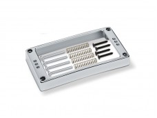 Schaller Pickup Frame Triple Holes Chrome Curved High 17020214