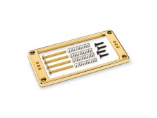 Schaller Pickup Frame Triple Holes Gold Straight Flat 17020511