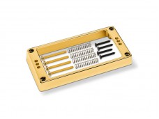 Schaller Pickup Frame Triple Holes Gold Straight High 17020513