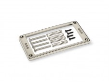 Schaller Pickup Frame Triple Holes Nickel Curved Flat 17020112