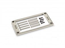 Schaller Pickup Frame Triple Holes Nickel Straight Flat 17020111