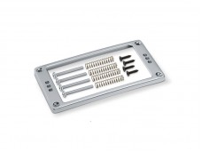 Schaller Pickup Frame Triple Holes Satin Chrome Curved Flat 17020312