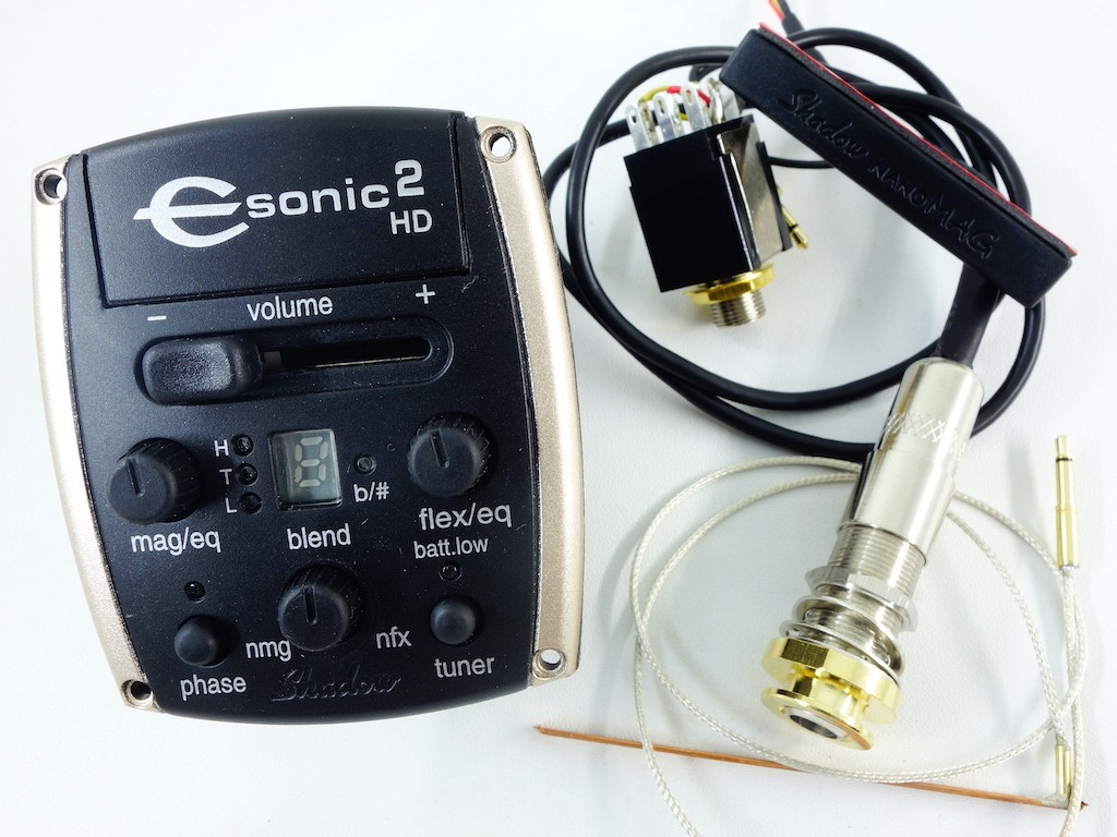 Shadow ESonic2 HD Acoustic Guitar Preamp Include Nanoflex & NanoMag