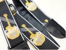 Gibson ASGG-900 Woven Guitar Strap Gold