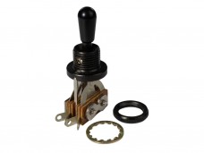 Mojotone Toggle Switch 3-way Short Black