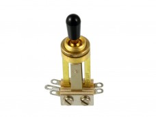 Switchcraft Switch Toggle Straight Long Gold EP-4367